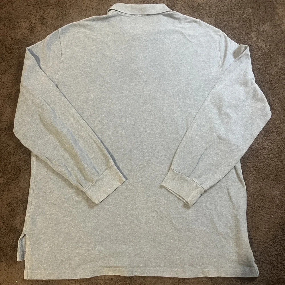 Polo Ralph Lauren men's XXL Blue Classic Fit 100% Cotton shirt Long Sleeve Pony